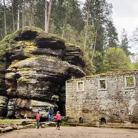 Ferienhaus Right Next To The Forest With A Beautiful View Of The Valley